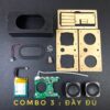 Combo chế loa bluetooth Go 2 vỏ nhựa mặt gỗ