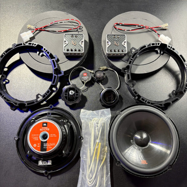 Combo loa JBL STAGE3 607CFB nâng cấp âm thanh xe hơi